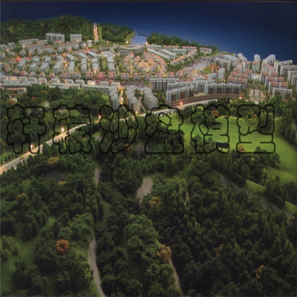 兰州九州新区甘州规划模型